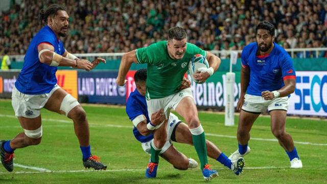 47-5. Irlanda vence fácilmente a Samoa y lidera provisionalmente su grupo