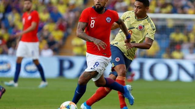 0-0. Chile resiste con oficio el empuje de una atrevida Colombia