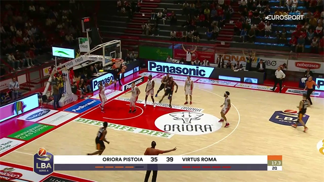 Amar Alibegovic fa la voce grossa nell'area di Pistoia: bella schiacciata su assist di Jefferson Amar Alibegovic fa la voce grossa nell'area di Pistoia: bella schiacciata su assist di Jefferson
