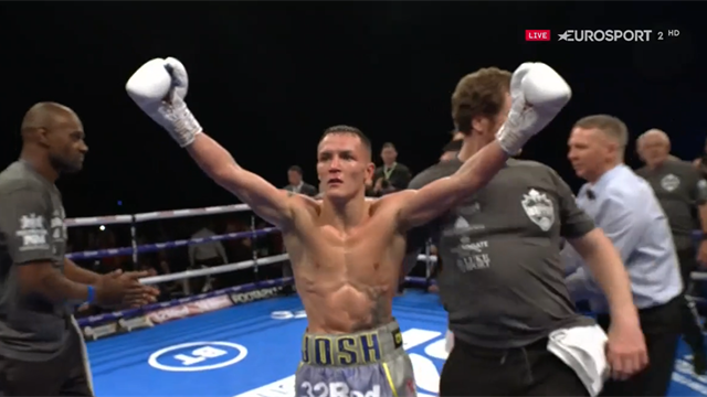 Boxeo, Mundial IBF Peso Pluma. Warrington mandó a dormir a Takoucht Boxeo, Mundial IBF Peso Pluma. Warrington mandó a dormir a Takoucht