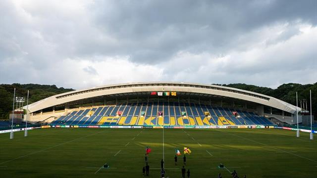 La World Rugby cancela un partido este domingo del Mundial por el tifón