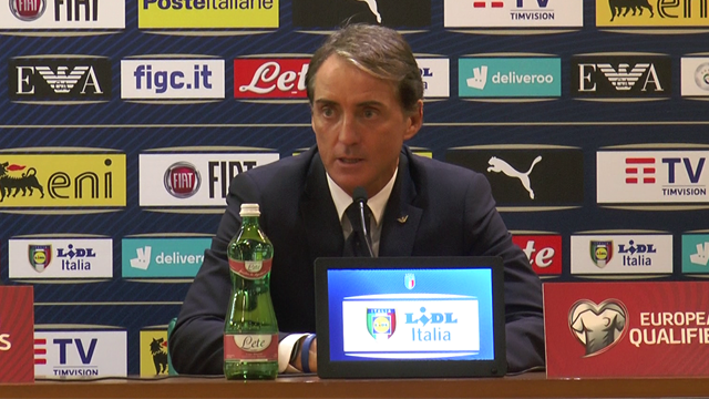 Mancini: "Questa Italia non ha fuoriclasse, ma ha carattere, gioca e può migliorare tanto" Mancini: "Questa Italia non ha fuoriclasse, ma ha carattere, gioca e può migliorare tanto"