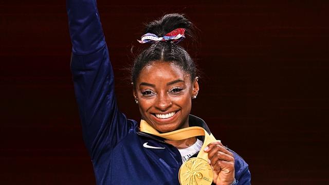 Simone Biles - Restul Lumii 5-1! Sportiva din SUA, recorduri de neegalat la Campionatele Mondiale