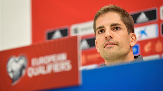 Robert Moreno: "Solo contemplo tres victorias en los partidos que quedan" Robert Moreno: "Solo contemplo tres victorias en los partidos que quedan"