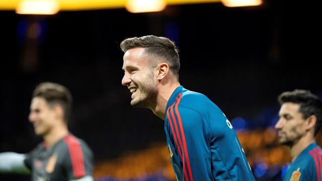 Saúl: "Jugar al lado de Busquets es una maravilla, te da un tiempo más" Saúl: "Jugar al lado de Busquets es una maravilla, te da un tiempo más"
