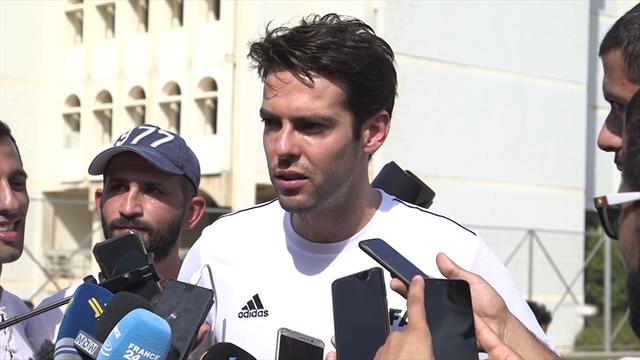 Kakà: "Da tifoso del Milan auguro il meglio a Pioli, da fuori difficile giudicare" Kakà: "Da tifoso del Milan auguro il meglio a Pioli, da fuori difficile giudicare"