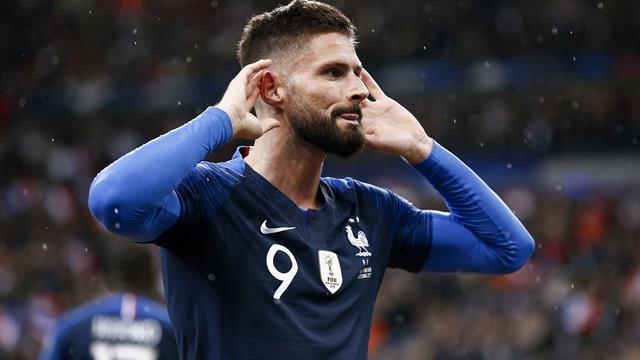 "Tout le monde profite de lui" : Henry insiste sur l'importance de Giroud "Tout le monde profite de lui" : Henry insiste sur l'importance de Giroud
