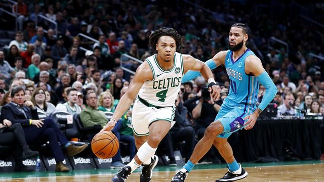 Un puști de la Boston Celtics a reușit 8 coșuri de 3 puncte în 5 minute, la meciul de debut