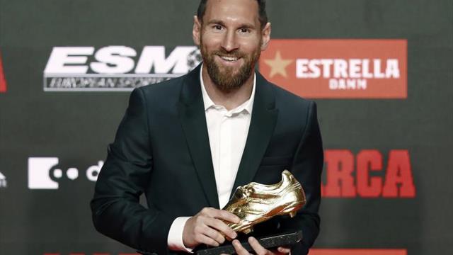 Messi: "Sin mis compañeros no hubiera conseguido ni siquiera una Bota de Oro" Messi: "Sin mis compañeros no hubiera conseguido ni siquiera una Bota de Oro"