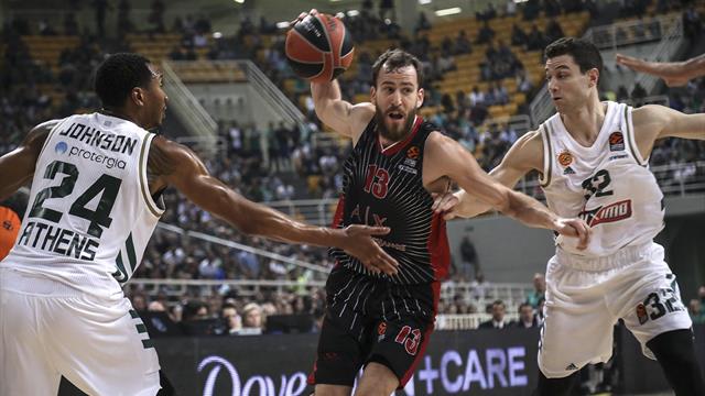 L'Olimpia Milano espugna Atene in volata: battuto il Panathinaikos 79-78
