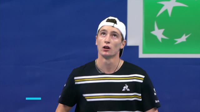Quand Humbert a accéléré, Goffin n'a rien pu faire : Les temps forts de son exploit Quand Humbert a accéléré, Goffin n'a rien pu faire : Les temps forts de son exploit