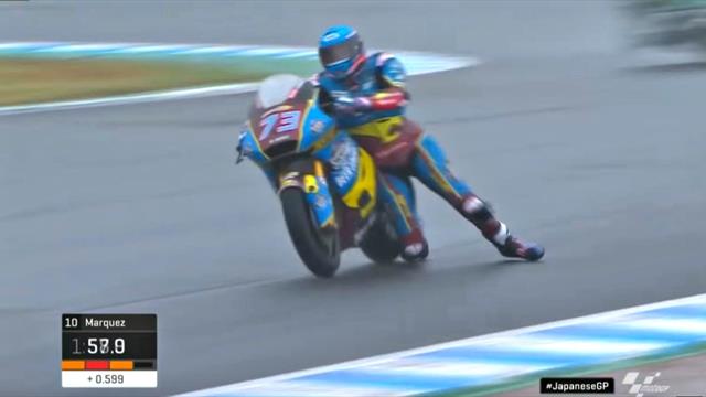 Alex Marquez, cea mai spectaculoasă redresare a unei motociclete în 2019 Alex Marquez, cea mai spectaculoasă redresare a unei motociclete în 2019