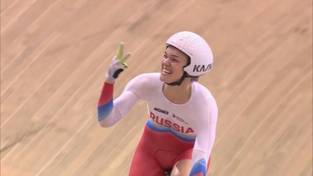 Europeos de Ciclismo en Pista 2019: Voinova brilla en la final de esprint femenina Europeos de Ciclismo en Pista 2019: Voinova brilla en la final de esprint femenina