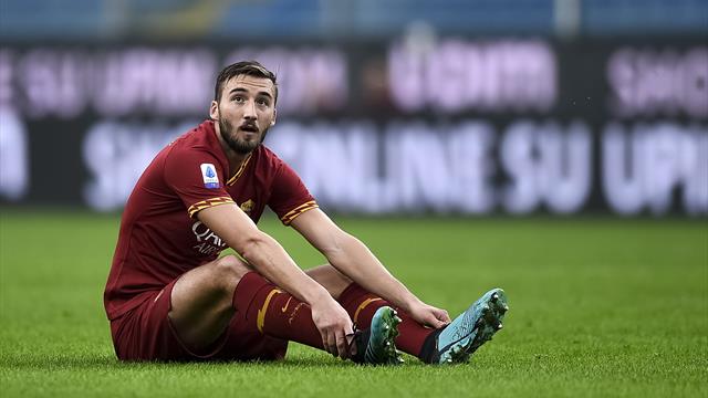 Deux blessés, un rouge et un nul chez le dernier : sale dimanche pour la Roma