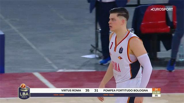 Amar Alibegovic MVP della sfida tra Virtus Roma e Fortitudo Bologna Amar Alibegovic MVP della sfida tra Virtus Roma e Fortitudo Bologna