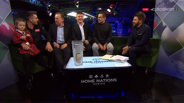 English Open champion Selby joins Ronnie, Jimmy, Fouldsy and Goldstein on the Eurosport sofa English Open champion Selby joins Ronnie, Jimmy, Fouldsy and Goldstein on the Eurosport sofa