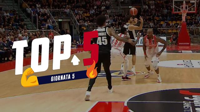Top 5: le migliori giocate della 5a giornata Top 5: le migliori giocate della 5a giornata