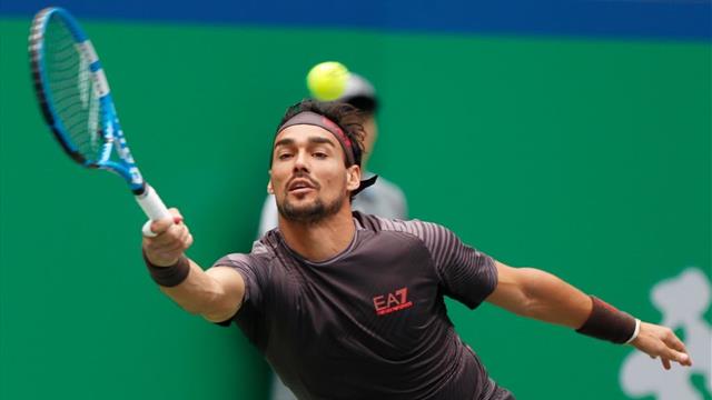 Fognini torna a vincere: Popyrin dominato in due set nel 1° turno a Basilea