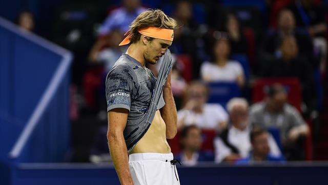 Zverev chute d'emblée, Fognini se rassure