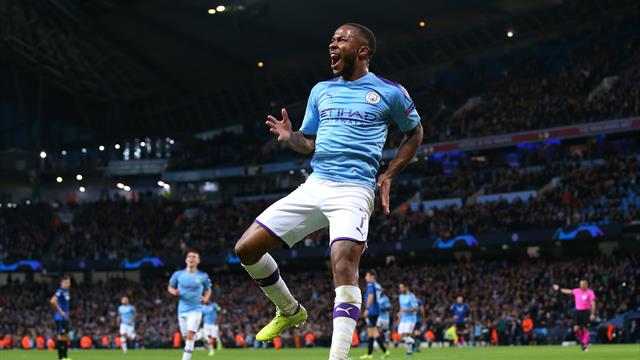 Sterling's 11-minute hat-trick inspires City to Atalanta rout