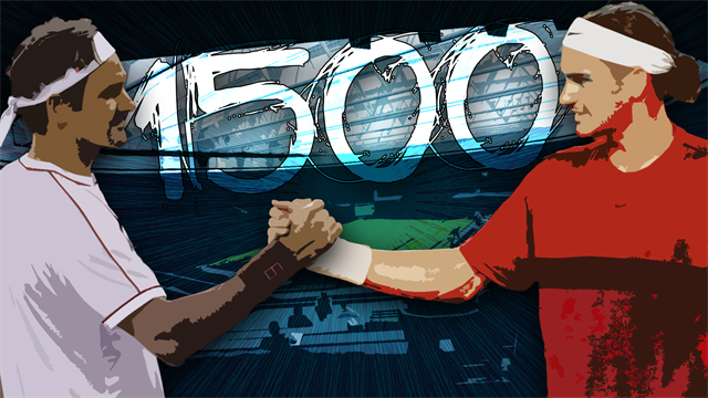 Roger Federer: tutto quello che c'è da sapere sulle 1500 partite di un campione eterno Roger Federer: tutto quello che c'è da sapere sulle 1500 partite di un campione eterno