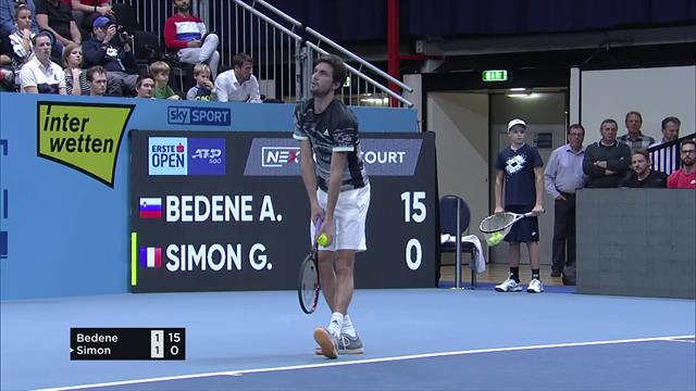 Comme à Metz, Simon plie devant Bedene Comme à Metz, Simon plie devant Bedene