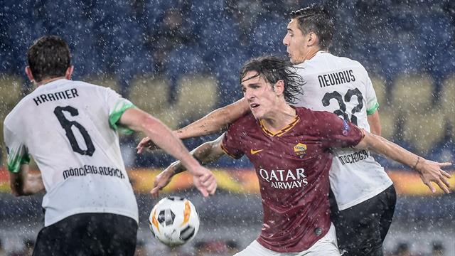 Le pagelle di Roma-Borussia Mönchengladbach 1-1: bene Mancini, Zaniolo non basta