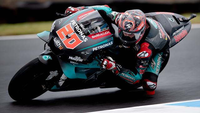 Quartararo domine les premiers essais libres