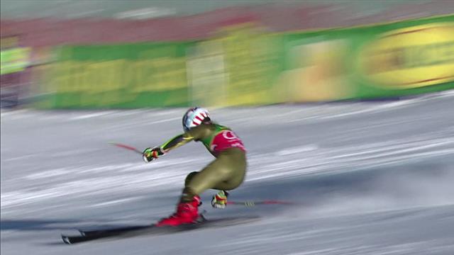 Pour six centièmes, Shiffrin a dû s'incliner face à Robinson : sa seconde manche Pour six centièmes, Shiffrin a dû s'incliner face à Robinson : sa seconde manche