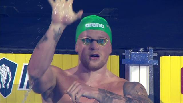 Adam Peaty powers to 50m breaststroke win in Budapest Adam Peaty powers to 50m breaststroke win in Budapest