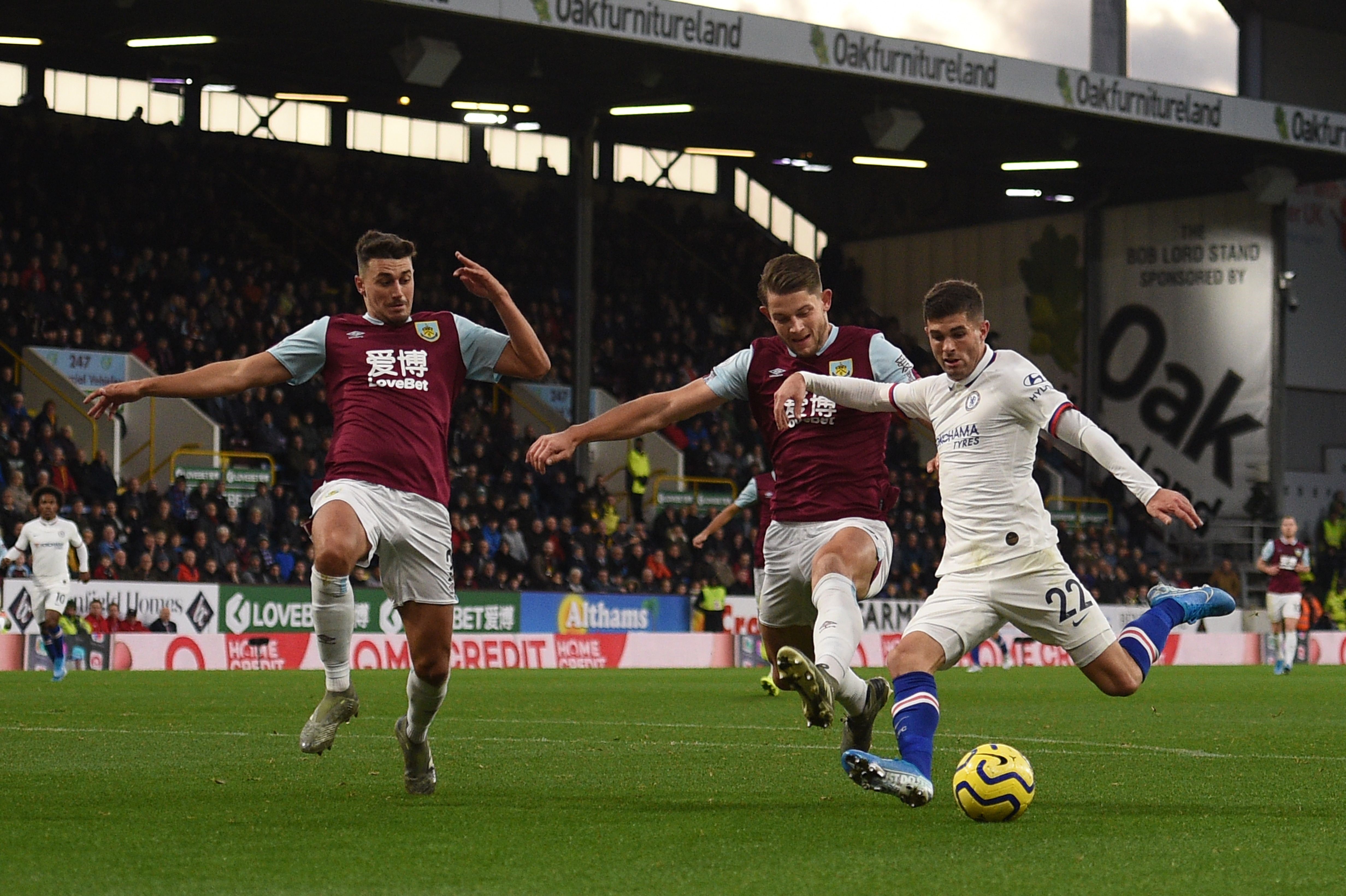 Christian Pulisic, Burnley - Chelsea