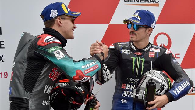Quartararo dans l'écurie officielle Yamaha en 2021, Rossi va réfléchir sur son avenir