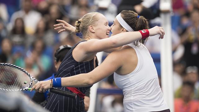 Sabalenka overpowers Bertens to lift WTA Elite Trophy