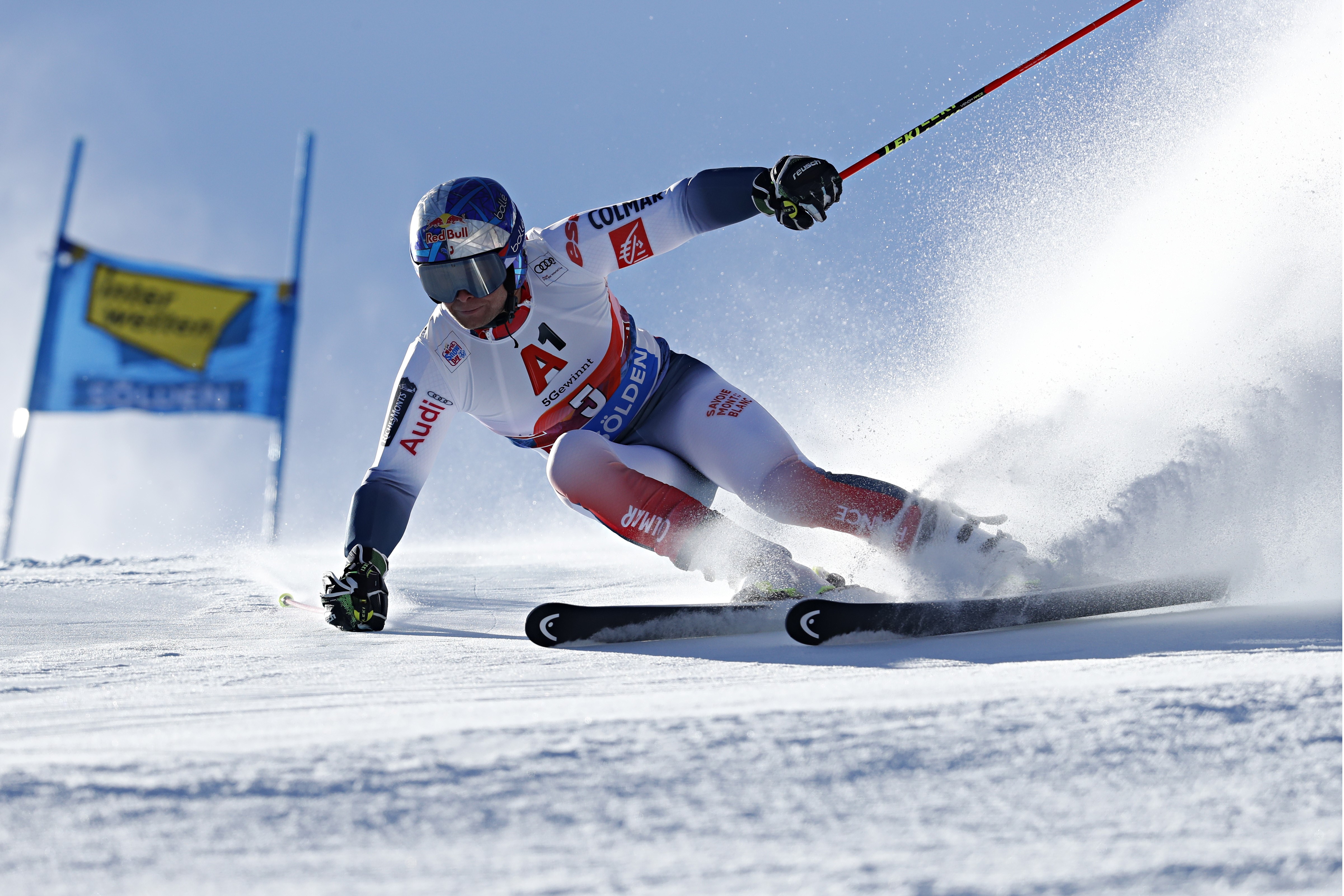 Alexis Pinturault lors du géant d'ouverture de la saison 2019/2020 à Sölden 