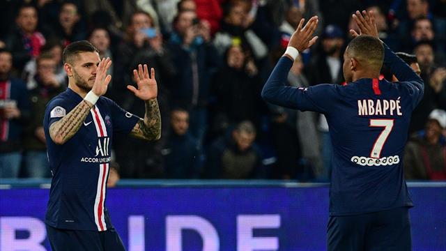 PSG - OM 4-0 | Demonstrație de forță a campionilor Franței. Icardi, Mbappe și Di Maria s-au distrat
