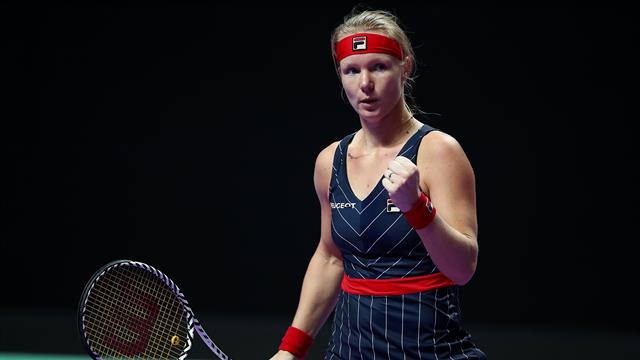 Bertens renverse Barty