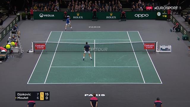 Pourquoi faire simple... ? Le magnifique tweener lob de Moutet sur Djokovic Pourquoi faire simple... ? Le magnifique tweener lob de Moutet sur Djokovic