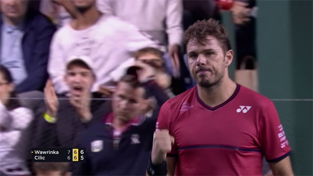 Stan Wawrinka supera Cilic e resta in corsa per le ATP Finals Stan Wawrinka supera Cilic e resta in corsa per le ATP Finals