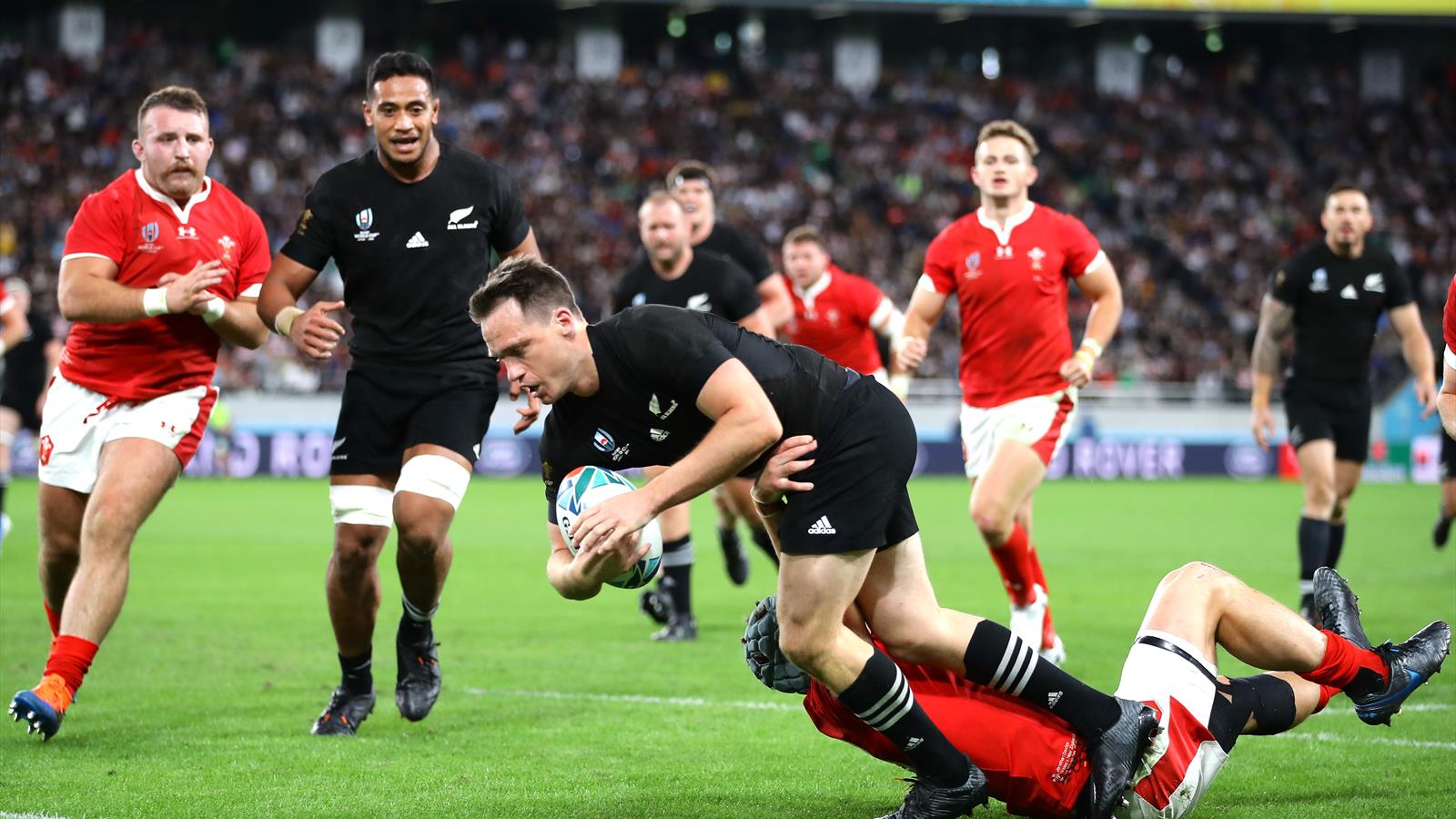 Nuova ZelandaGalles 4017, gli All Blacks