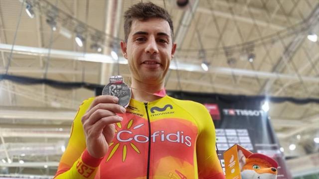💪 🚴 Espectacular plata de Sebastián Mora en puntuación en la Copa del Mundo en pista