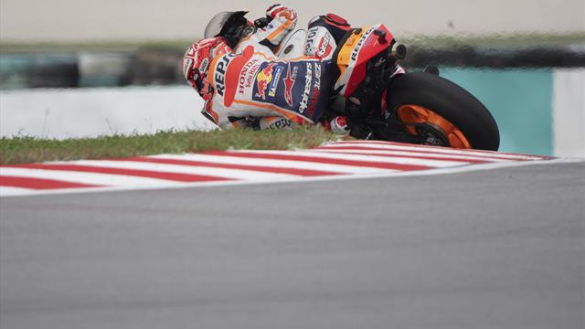 Un soleil mais rien de cassé pour Marquez : "Je suis plus déçu de partir 11e que de ma chute"