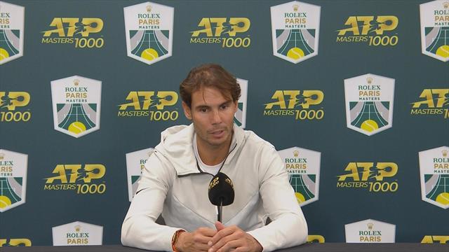Nadal: "Non è una lesione, mi fa male quando vado al servizio" Nadal: "Non è una lesione, mi fa male quando vado al servizio"