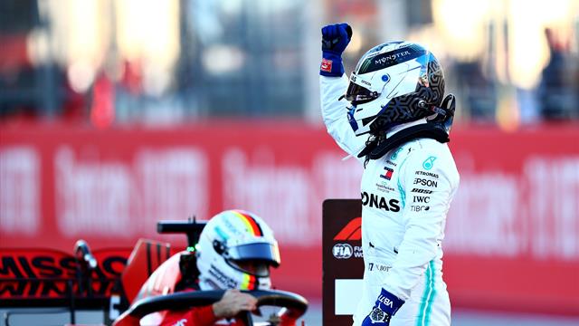 Hamilton exulte après son sixième titre ! Hamilton exulte après son sixième titre !