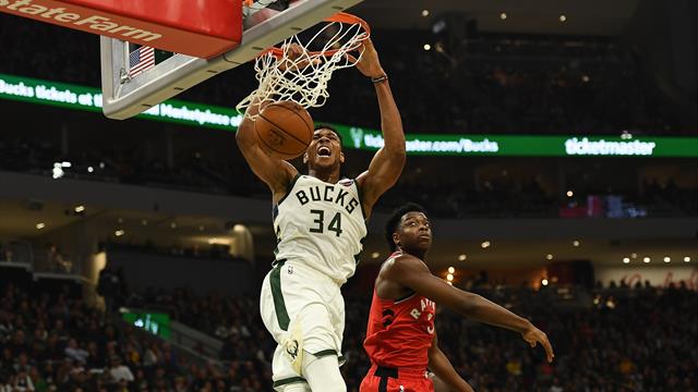 Des highlights de Giannis en veux-tu en voilà : le top 10 de la nuit en vidéo