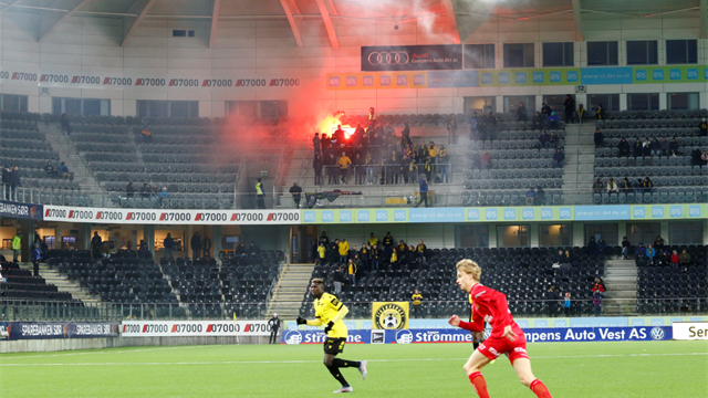 Støtter pyro på norske stadioner: – Må ta de grepene vi kan for å få folk på kamp