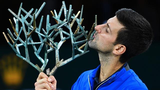 Djokovic thrashes Shapovalov to win Paris Masters