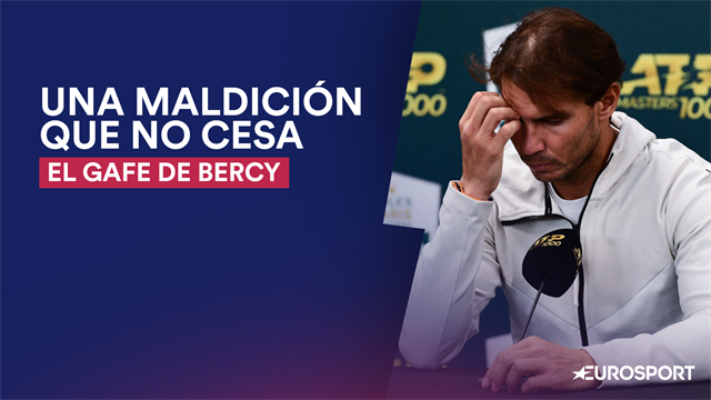 Nadal, un gafe de nunca acabar en París-Bercy Nadal, un gafe de nunca acabar en París-Bercy