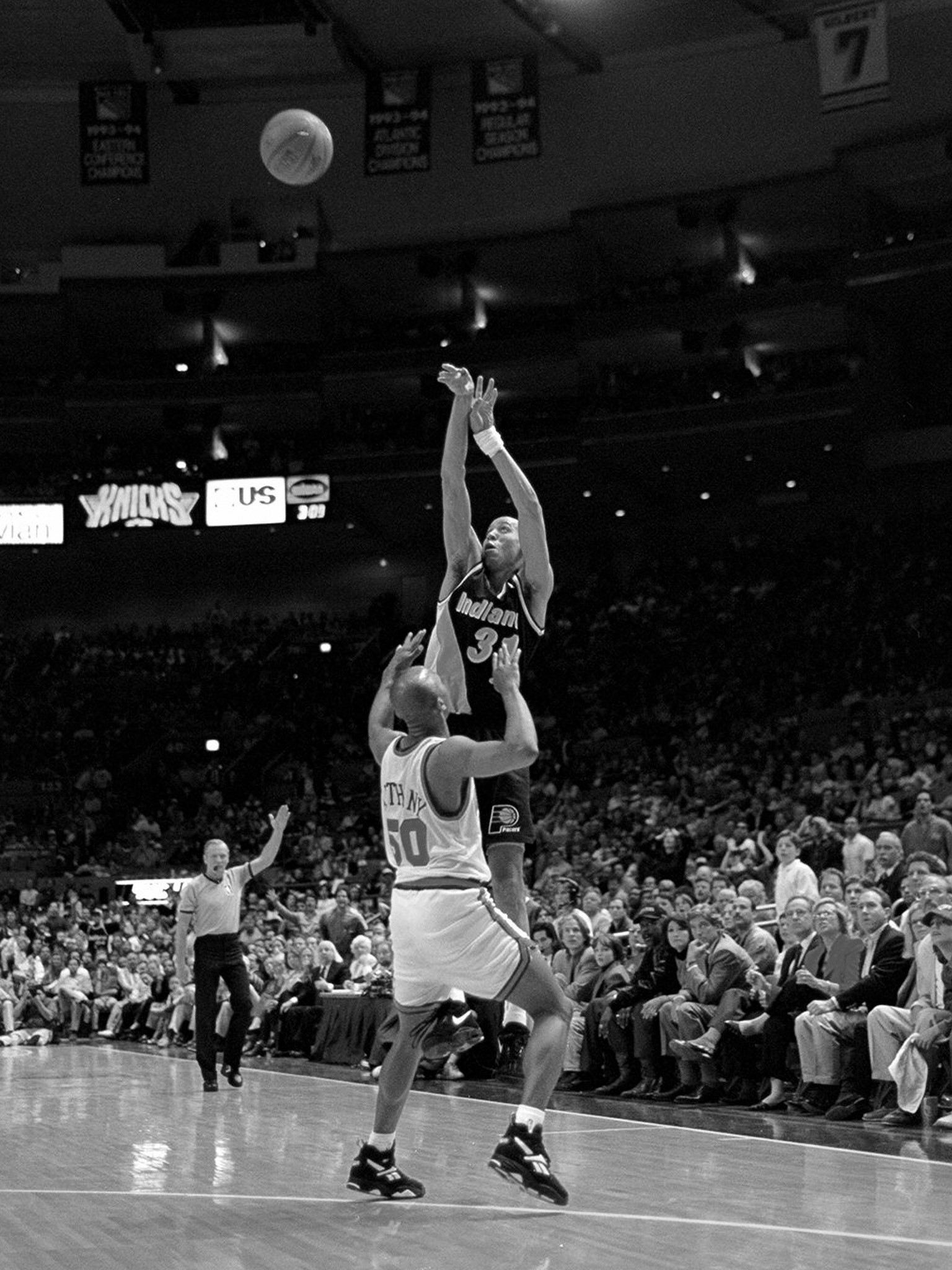 Reggie Miller face aux Knicks