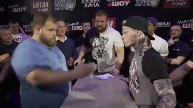 Kamotsky, campeón mundial de bofetadas, le propina un brutal golpe a un instagramer que le reta