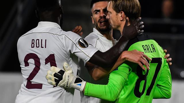 Arlauskis a comentat faptul că a fost inclus în echipa etapei din 16-imile Europa League